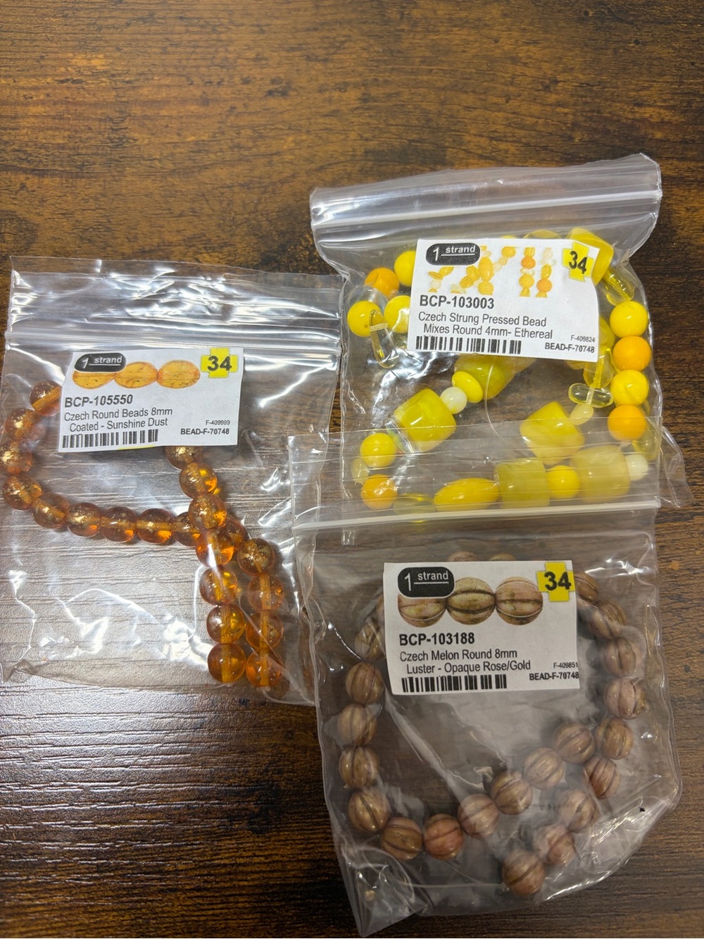 Czech beads bundle